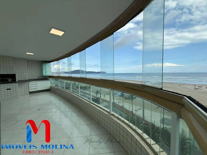 Foto 1 de Apartamento com 3 quartos para alugar, 170m2 em Aviação, Praia Grande - SP