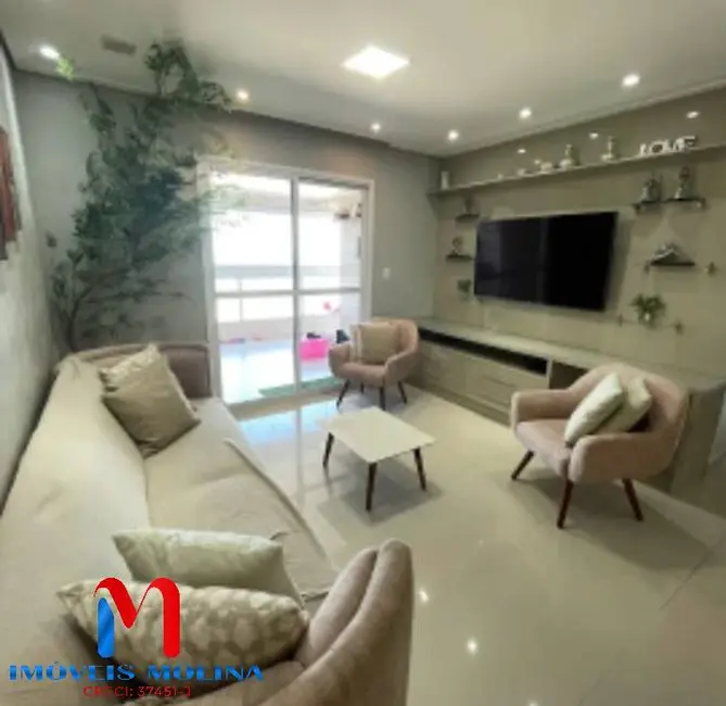 Foto 1 de Apartamento com 4 quartos à venda, 154m2 em Aviação, Praia Grande - SP