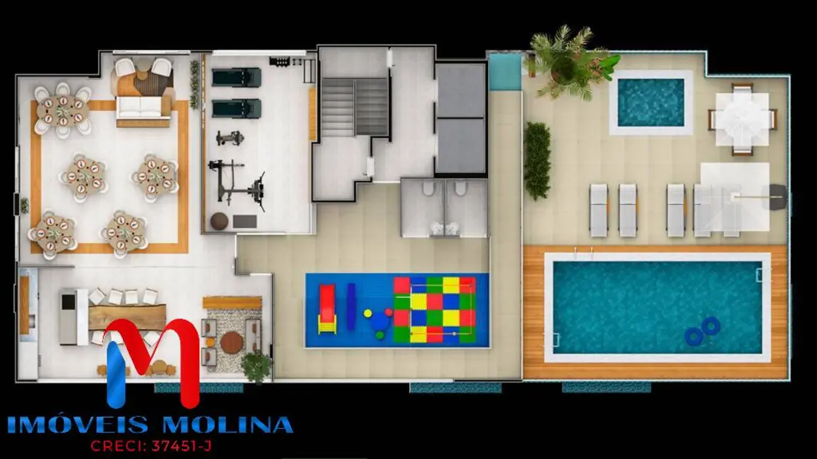 Foto 9 de Apartamento com 2 quartos à venda, 552m2 em Campo Grande, Santos - SP
