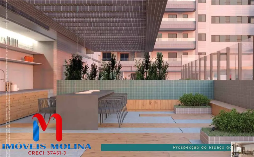 Apartamento com 2 quartos à venda, 92m2 em Canto do Forte, Praia Grande - SP - imagem 6 Foto 6 de Apartamento com 2 quartos à venda, 92m2 em Canto do Forte, Praia Grande - SP