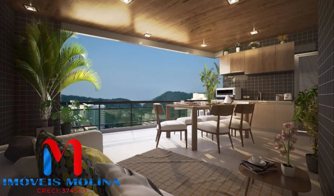 Foto 8 de Apartamento com 3 quartos à venda, 150m2 em Canto do Forte, Praia Grande - SP