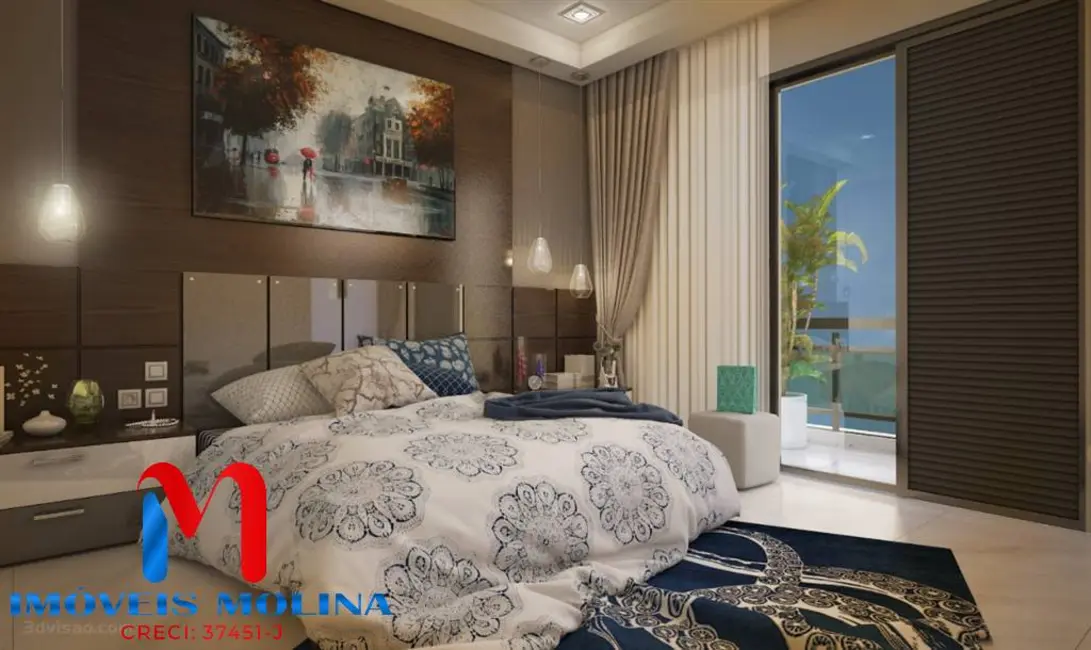 Foto 7 de Apartamento com 3 quartos à venda, 150m2 em Canto do Forte, Praia Grande - SP