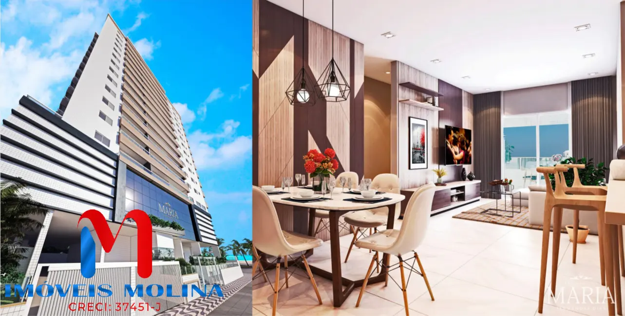 Foto 3 de Apartamento com 3 quartos à venda, 110m2 em Flórida, Praia Grande - SP