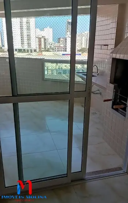 Foto 3 de Apartamento com 1 quarto à venda, 58m2 em Caiçara, Praia Grande - SP