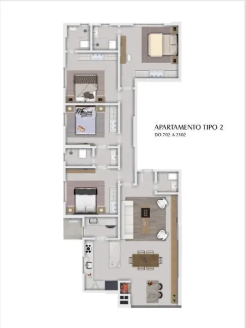 Apartamento com 4 quartos à venda, 136m2 em Centro, Balneario Camboriu - SC - imagem 3 Foto 3 de Apartamento com 4 quartos à venda, 136m2 em Centro, Balneario Camboriu - SC