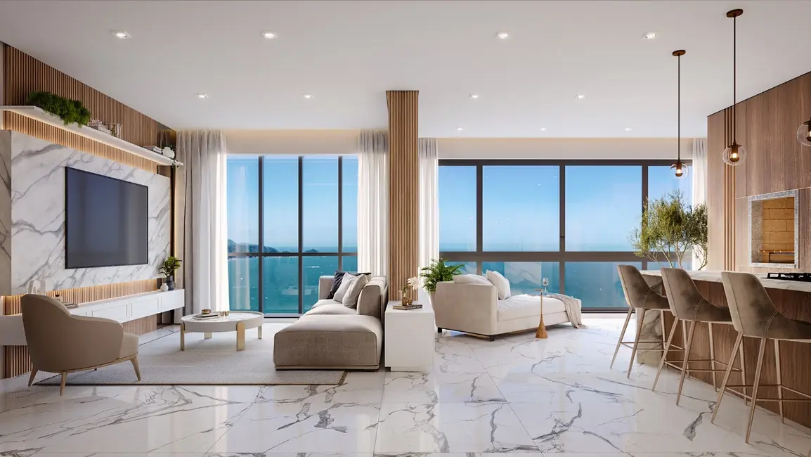 Foto 2 de Apartamento com 4 quartos à venda, 190m2 em Meia Praia, Itapema - SC