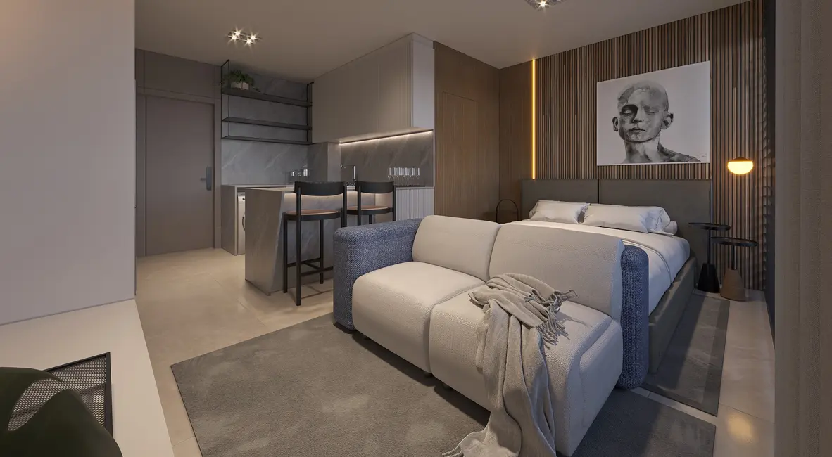 Foto 1 de Apartamento com 1 quarto à venda, 36m2 em Itajai - SC