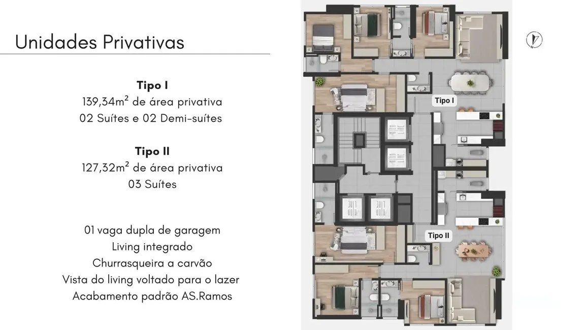 Apartamento com 4 quartos à venda, 140m2 em Centro, Balneario Camboriu - SC - imagem 8 Foto 8 de Apartamento com 4 quartos à venda, 140m2 em Centro, Balneario Camboriu - SC