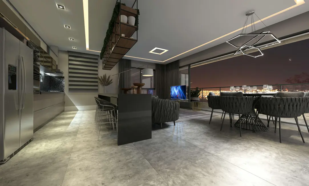 Apartamento com 3 quartos à venda, 161m2 em Itajai - SC - imagem 9 Foto 9 de Apartamento com 3 quartos à venda, 161m2 em Itajai - SC