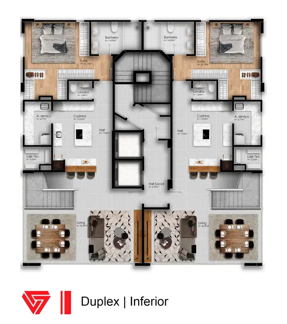 Apartamento com 4 quartos à venda, 212m2 em Pioneiros, Balneario Camboriu - SC - imagem 7 Foto 7 de Apartamento com 4 quartos à venda, 212m2 em Pioneiros, Balneario Camboriu - SC