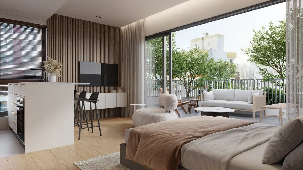 Foto 4 de Apartamento com 1 quarto à venda, 29m2 em Centro, Chapeco - SC