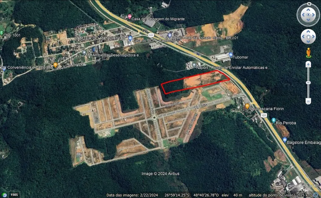 Terreno / Lote à venda e para alugar, 60000m2 em Balneario Camboriu - SC - imagem 9 Foto 9 de Terreno / Lote à venda e para alugar, 60000m2 em Balneario Camboriu - SC