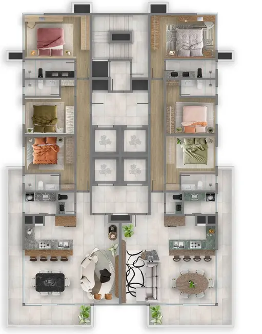 Apartamento com 4 quartos à venda, 264m2 em Pioneiros, Balneario Camboriu - SC - imagem 9 Foto 9 de Apartamento com 4 quartos à venda, 264m2 em Pioneiros, Balneario Camboriu - SC