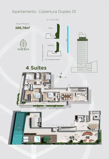 Apartamento com 3 quartos à venda, 138m2 em Cabeçudas, Itajai - SC - imagem 8 Foto 8 de Apartamento com 3 quartos à venda, 138m2 em Cabeçudas, Itajai - SC
