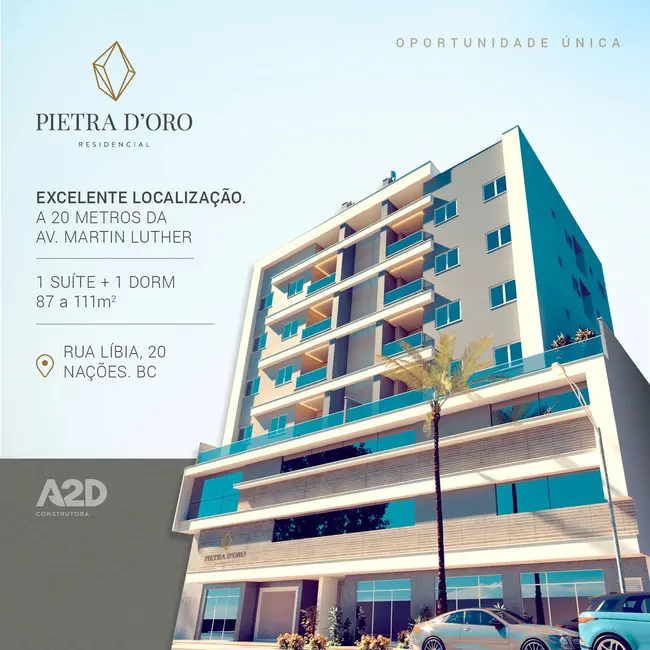 Apartamento com 2 quartos à venda, 57m2 em Nações, Balneario Camboriu - SC - imagem 3 Foto 3 de Apartamento com 2 quartos à venda, 57m2 em Nações, Balneario Camboriu - SC