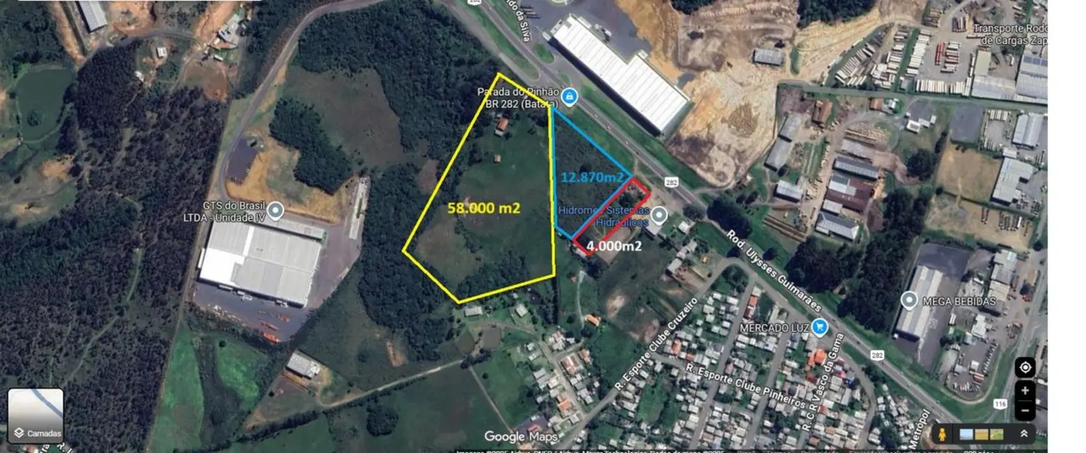 Foto 1 de Terreno / Lote à venda em Santa Mônica, Lages - SC