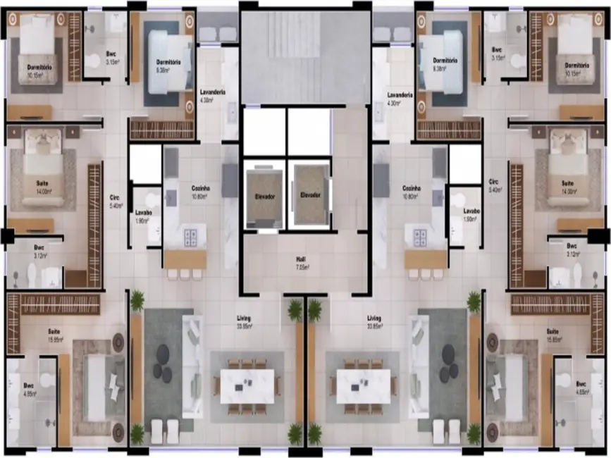 Foto 4 de Apartamento com 4 quartos à venda, 271m2 em Centro, Balneario Camboriu - SC