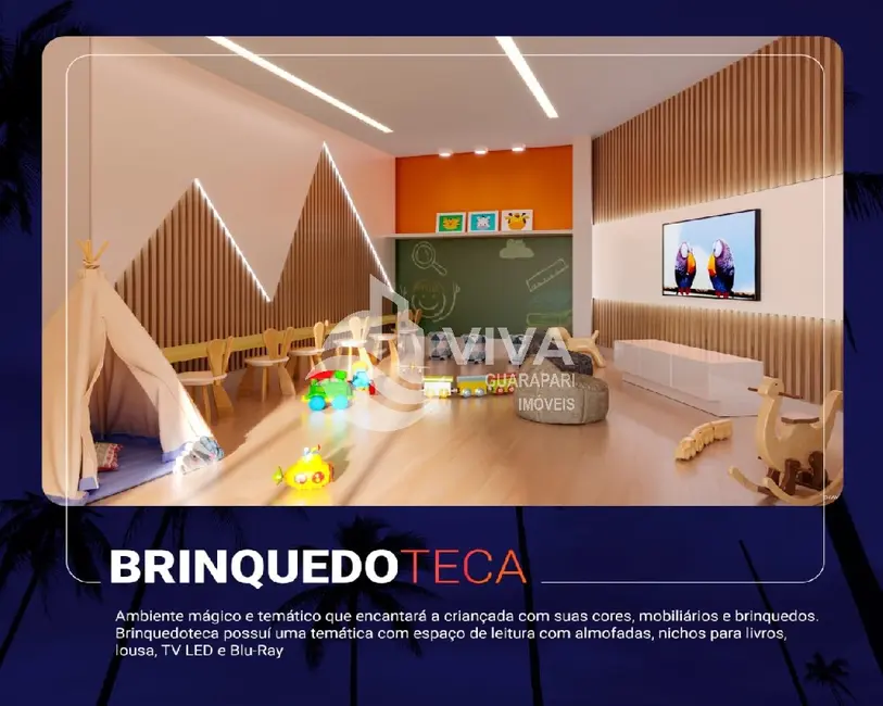 Apartamento com 3 quartos à venda, 102m2 em Praia do Morro, Guarapari - ES - imagem 6 Foto 6 de Apartamento com 3 quartos à venda, 102m2 em Praia do Morro, Guarapari - ES