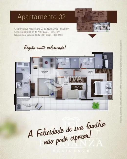 Foto 8 de Apartamento com 2 quartos à venda, 65m2 em Centro, Guarapari - ES