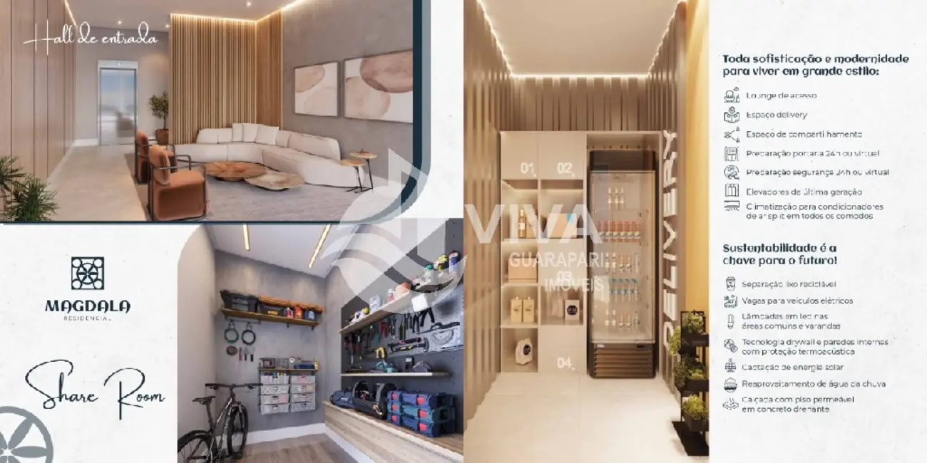 Apartamento com 2 quartos à venda, 65m2 em Enseada Azul, Guarapari - ES - imagem 5 Foto 5 de Apartamento com 2 quartos à venda, 65m2 em Enseada Azul, Guarapari - ES