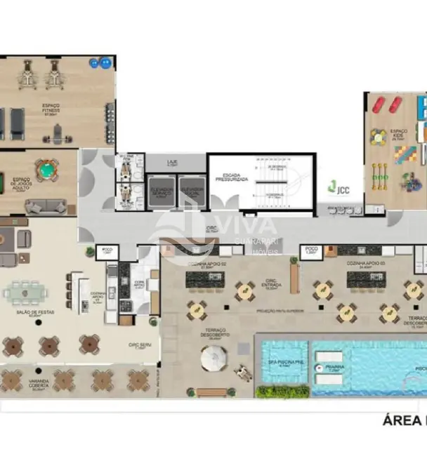 Foto 5 de Apartamento com 3 quartos à venda, 118m2 em Praia do Morro, Guarapari - ES