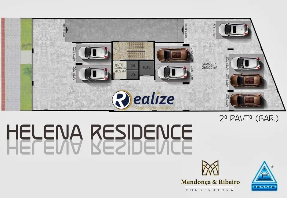 Foto 2 de Apartamento com 2 quartos à venda, 60m2 em Muquiçaba, Guarapari - ES