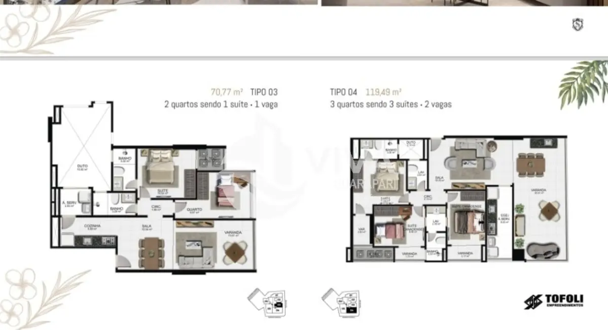 Foto 7 de Apartamento com 2 quartos à venda, 70m2 em Praia do Morro, Guarapari - ES