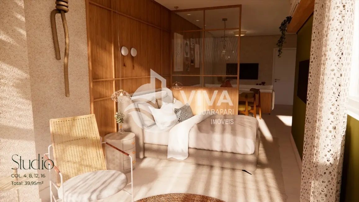 Foto 3 de Apartamento com 1 quarto à venda, 35m2 em Praia do Morro, Guarapari - ES