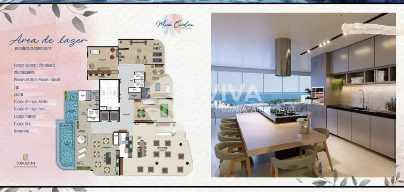 Foto 5 de Apartamento com 3 quartos à venda, 106m2 em Praia do Morro, Guarapari - ES