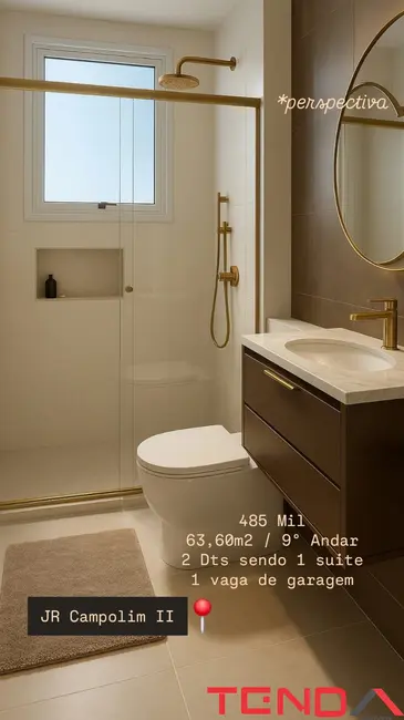 Apartamento com 2 quartos à venda, 64m2 em Jardim São Carlos, Sorocaba - SP - imagem 3 Foto 3 de Apartamento com 2 quartos à venda, 64m2 em Jardim São Carlos, Sorocaba - SP