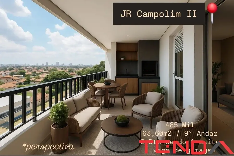 Apartamento com 2 quartos à venda, 64m2 em Jardim São Carlos, Sorocaba - SP - imagem 1 Foto 1 de Apartamento com 2 quartos à venda, 64m2 em Jardim São Carlos, Sorocaba - SP
