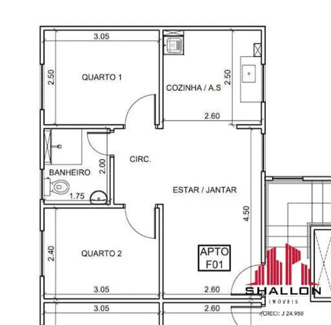 Foto 7 de Apartamento com 2 quartos à venda em Caguassu, Sorocaba - SP