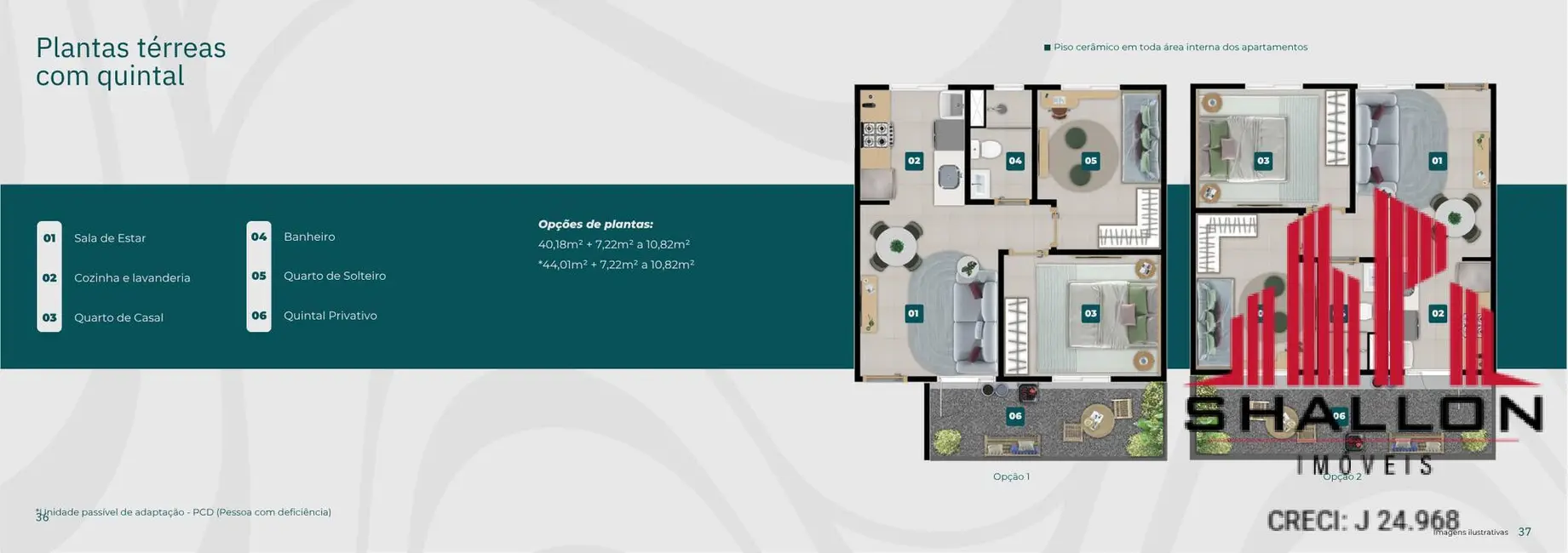 Foto 7 de Apartamento com 2 quartos à venda e para alugar em Loteamento Dinorá Rosa, Sorocaba - SP