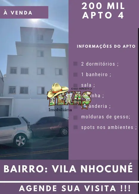Apartamento com 2 quartos à venda, 45m2 em Vila Nhocune, São Paulo - SP - imagem 1 Foto 1 de Apartamento com 2 quartos à venda, 45m2 em Vila Nhocune, São Paulo - SP