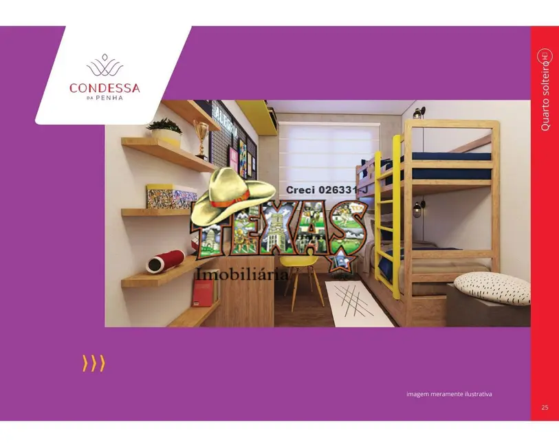 Foto 3 de Apartamento com 2 quartos à venda, 43m2 em Vila Santo Henrique, São Paulo - SP