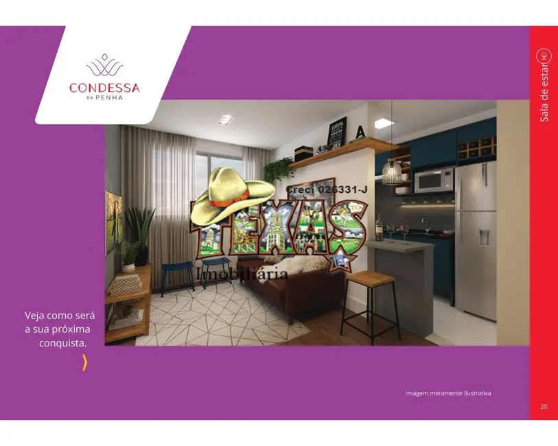 Foto 4 de Apartamento com 2 quartos à venda, 43m2 em Vila Santo Henrique, São Paulo - SP