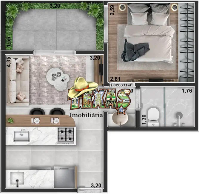 Foto 1 de Apartamento com 1 quarto à venda, 27m2 em Vila Esperança, São Paulo - SP