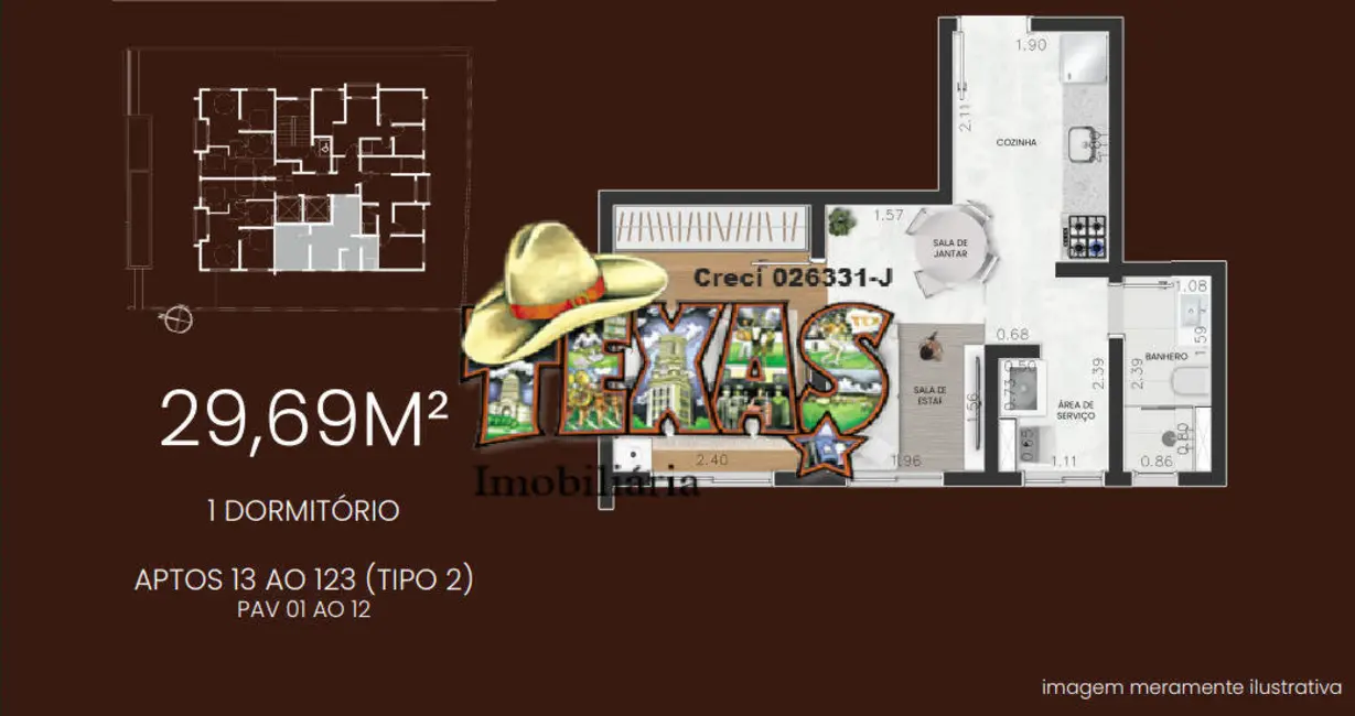 Foto 2 de Apartamento com 1 quarto à venda, 30m2 em Parque das Paineiras, São Paulo - SP