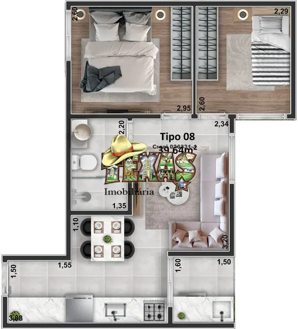 Foto 1 de Apartamento com 2 quartos à venda, 40m2 em Vila Esperança, São Paulo - SP