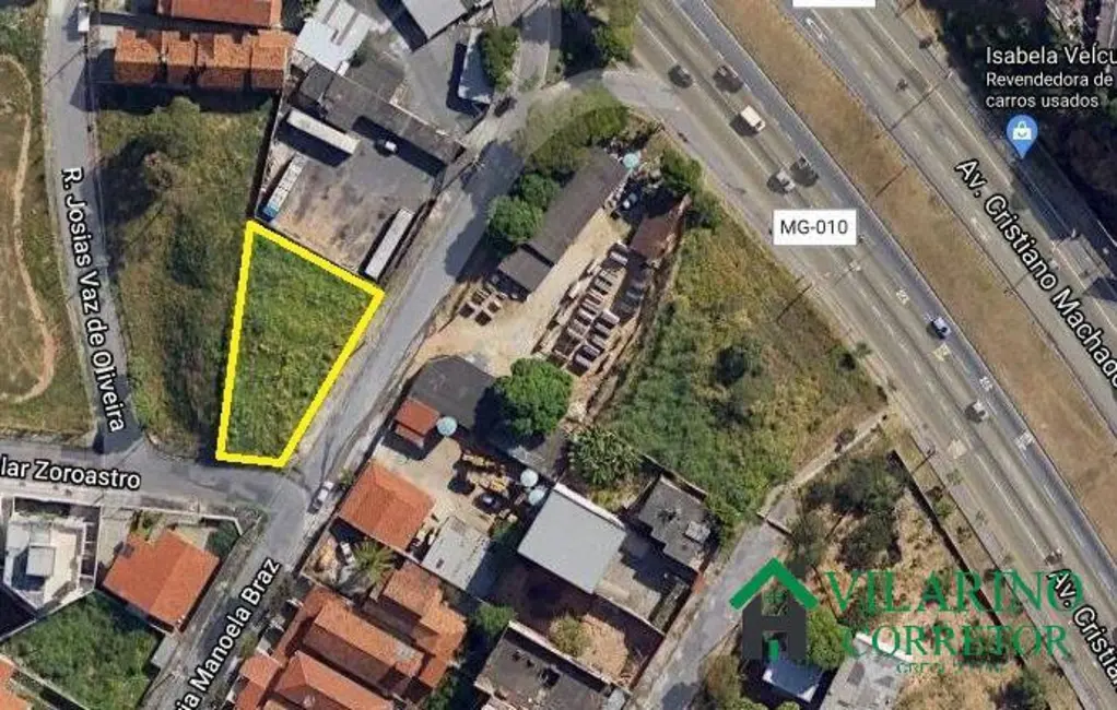 Foto 2 de Terreno / Lote à venda, 722m2 em Heliópolis, Belo Horizonte - MG