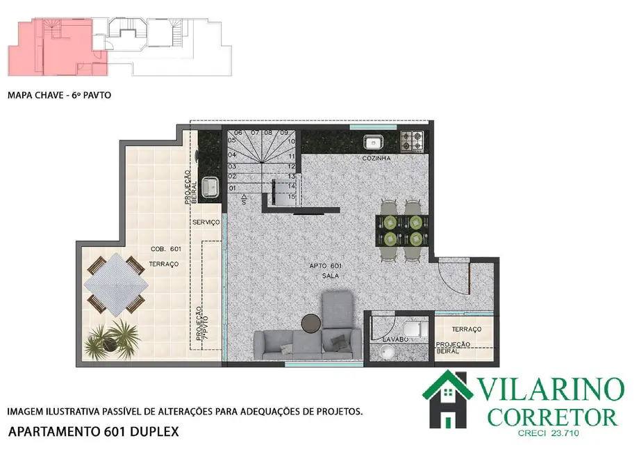 Foto 3 de Apartamento com 2 quartos à venda e para alugar, 53m2 em Serra, Belo Horizonte - MG