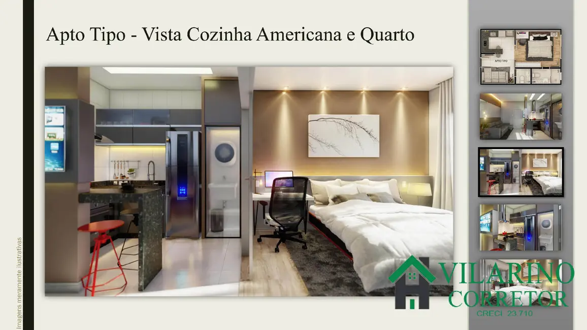 Foto 6 de Apartamento com 1 quarto à venda, 26m2 em São Luiz, Belo Horizonte - MG