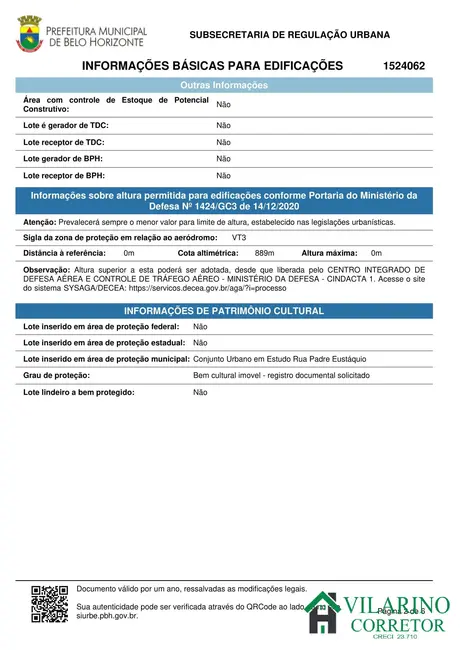 Terreno / Lote à venda, 656m2 em Carlos Prates, Belo Horizonte - MG - imagem 7 Foto 7 de Terreno / Lote à venda, 656m2 em Carlos Prates, Belo Horizonte - MG