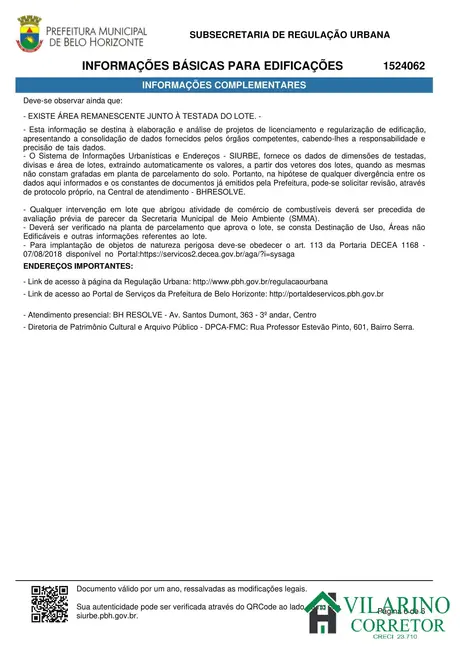 Terreno / Lote à venda, 656m2 em Carlos Prates, Belo Horizonte - MG - imagem 3 Foto 3 de Terreno / Lote à venda, 656m2 em Carlos Prates, Belo Horizonte - MG
