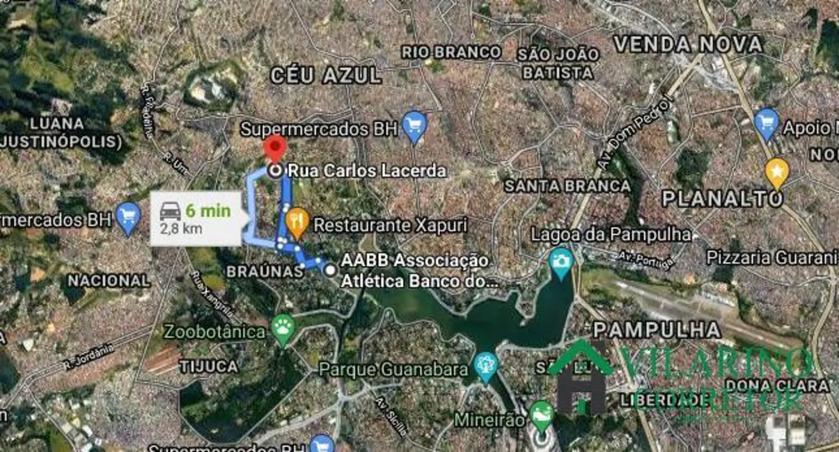 Foto 4 de Terreno / Lote à venda, 806m2 em Trevo, Belo Horizonte - MG