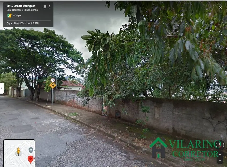 Foto 1 de Terreno / Lote à venda, 360m2 em Havaí, Belo Horizonte - MG