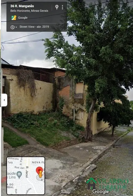 Foto 1 de Terreno / Lote à venda, 335m2 em Nova Floresta, Belo Horizonte - MG