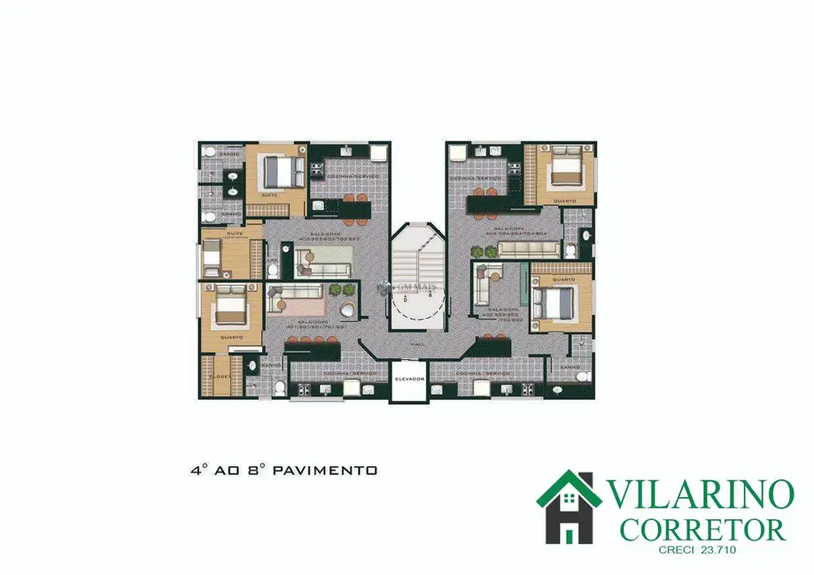 Apartamento com 1 quarto à venda, 41m2 em Santa Efigênia, Belo Horizonte - MG - imagem 4 Foto 4 de Apartamento com 1 quarto à venda, 41m2 em Santa Efigênia, Belo Horizonte - MG
