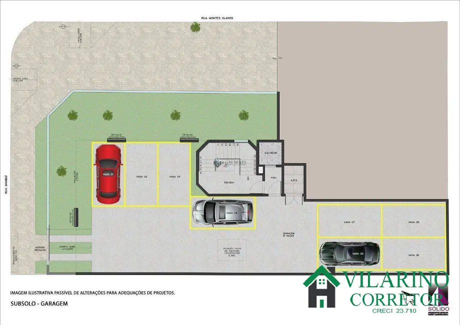 Foto 3 de Apartamento com 2 quartos à venda, 54m2 em Cruzeiro, Belo Horizonte - MG