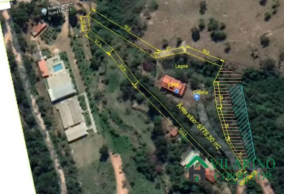 Foto 3 de Sítio / Rancho com 3 quartos à venda, 225m2 em Caete - MG